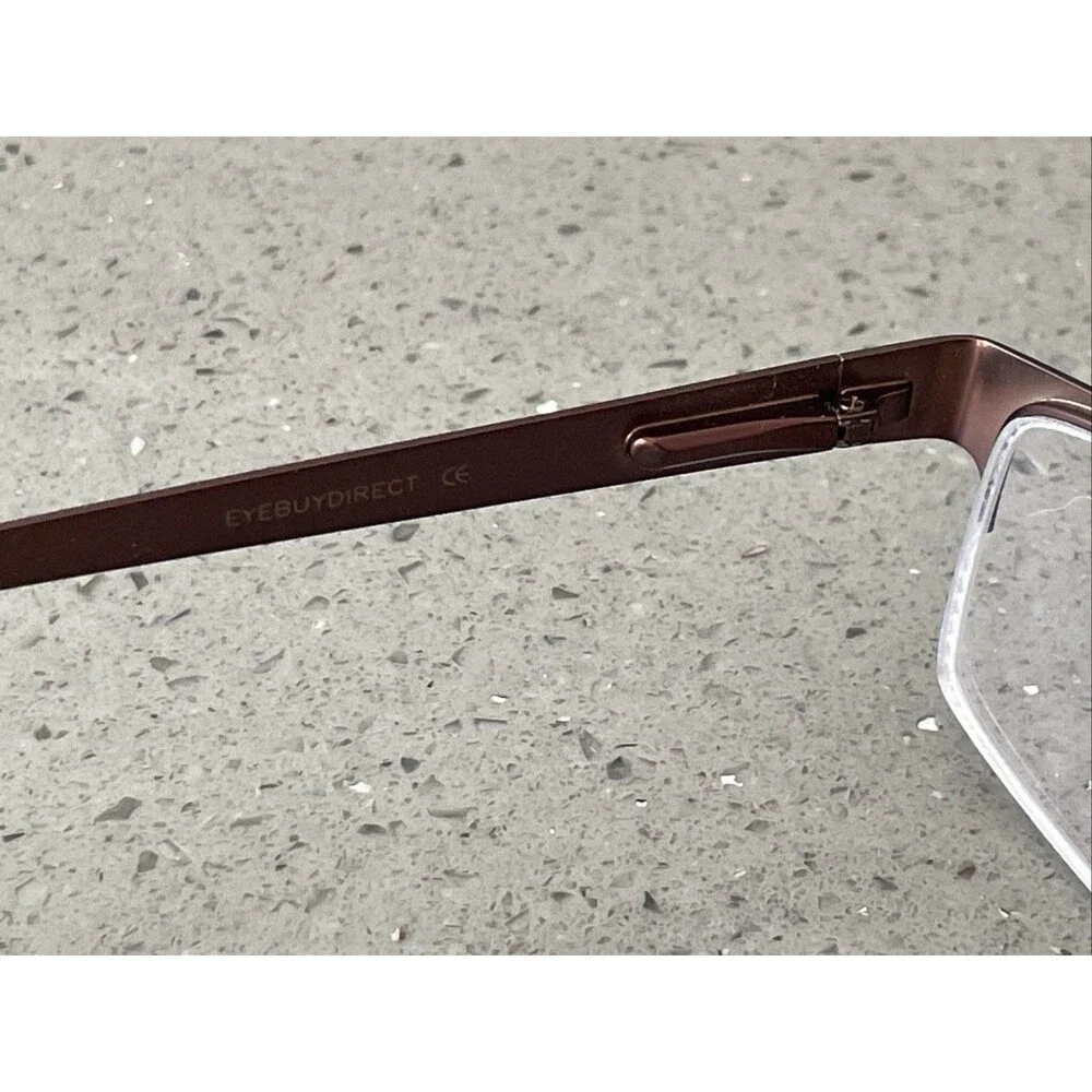 Eyebuydirect Mark 54-18-145 C1 Coffee Brown Metal Eyeglasses FRAMES ONLY